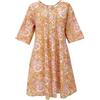 GURU SHOP Guru-Shop, Maxi Tunica, Mini Abito Estivo al Curry, Giallo, Cotone, Dimensione Indumenti:L (44), Vestiti Corti