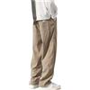 Generic Baggy Harem Pantaloni Da Uomo Loose Fit Pantaloni Tuta Elasticizzato Regular Fit Casual, Con Coulisse, Vita Dritta Casual A Gamba Dritta Pantaloni Giapponesi Con Polsini Sportivo Quotidiano E Palestra