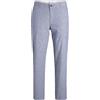 JACK & JONES Chino Effetto Lino, Vita Normale e vestibilità Regular. Turchese Celeste 32W / 32L