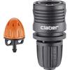Claber 90764 Drip 20 Vasi Kit Rainjet Goccia, Nero/Arancio