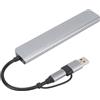 Tbest USB Tipo C Hub Ad Alta velocità 1 USB3.0 4 USB2.0 2 Tipo C Porta in Alluminio Slitter USB per PC per Telefono Tablet per Laptop