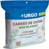 Urgo - Quadrati di cotone, ultra morbido, assorbente, in cotone di qualità controllata, formato familiare 10 x 8 cm