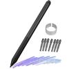 LiLiTok Penna ricaricabile per HP Active Pen G3 EliteBook x360 G1/G2/G3/G4/G5/G6/G7/G8/G9, per HP Elite x2, penna per laptop HP Elite Dragonfly per HP T4Z24AA 1FH00AA 4KL69AA G3 penna con pennino (nero)