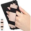 MoKo Cinturino Universale per 6 - 8 E-Reader e Tablet, Cinturino Morbido da Mano Supporto Leggero con Fascetta Elastica Impugnatura per Tablet ad Alta Elasticità, Oro Rosa