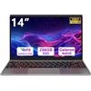 bvate PC Portatile 14 pollici Notebook Win 11 upto 2.8 GHz 256 GB ROM Supporta l'espansione SSD 1TB Celeron N4020 2.4G+5G WiFi 4.2 USB HDMI Tastiera italiana membrana mouse senza fili