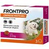 Frontpro 3 Compresse Masticabili 11,3 Mg Cani 2-4 Kg