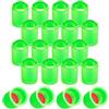 cyclingcolors 20x Cappucci delle valvole cappuccio valvola pneumatici Auto Bici Moto Schrader Plastica, Verde