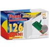 AKITAInk - Panni Di Ricambio Per Scopa 126 Pezzi, Per Catturare E Intrappolare 3 Volte Più Polvere, 22 X 45 cm, Panni Cattura Polvere e Sporco, Ottimo per Tutti i Tipi di Pavimenti e Peli di Animali