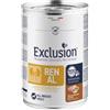 Generico Exclusion Renal Adult All Breeds umido cane MAIALE,SORGO e RISO,alimento dietetico per cani adulti di tutte le taglie con insufficienza renale | 6 lattine da 400 grammi l'una.