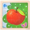 TNSRAY Giocattoli Animali Educativo Giocattoli,1 Pezzi Puzzle Legno, Giochi Bambini, Giochi Montessori, Giochi Educativi, Giochi Giocattoli Gioco Bambini Bambino Bambina 1 2 3 Anno Anni, mela