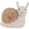 Apricot Lamb Peluche a forma di lumaca pigra per bambini, morbido e carino, per bambine e ragazzi, soffice lumaca pigra, marrone, 15 cm