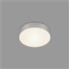 BRILONER - Plafoniera a LED senza cornice, lampadario led, pannello LED da soffitto, lampada moderna, temperatura di colore bianco caldo, Ø157 mm, color argento