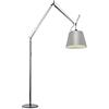 Artemide Tolomeo Mega Lampada Terra con Dimmer 36 Raso, alluminio, tessuto, plastica