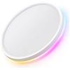 LuminexDesigns Plafoniera LED Smart Dimmerabile 24W con Telecomando e Controllo WiFi - Lampada da Soffitto Ultra Sottile con Retroilluminazione RGB, Alexa e Google Assistant, per Soggiorno e Camera