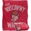 LOGOVISION Looney Tunes The Wascally Wabbit Coperta super morbida al tatto setoso - 152 x 127 cm