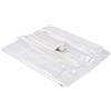 Home Fashion 79252-801 - Tenda a Pacchetto, in Tela Battista, 100 x 140 cm, Colore: Bianco