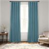 HPD Half Price Drapes Tenda in finta seta Dupioni vintage testurizzata per decorazione della stanza, 127 x 274 cm (1 pannello), PDCH-KBS33-108, blu Nassau