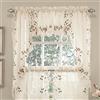 Sweet Home Collection Kitchen Window Curtains Tier, Swag, or Valance Tenda da Cucina, Lino Rosmarino, W 38 x L 60 (1 Panels)
