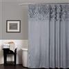 Lush Decor Lillian Shower Curtain Gray