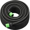 Relaxdays Tubo Irrigazione a Goccia, Gocciolatoio Microforato, Pompa 50 m Gocciolante Acqua, per Giardino e Orto, Nero, Ottone, Gomma, Plastica