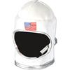 Beistle A Beistle Creation 60041 - Casco da Astronauta in Peluche, in Tessuto, Bianco/Rosso/Blu