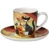 Goebel Tazzina da caffè Gatti in autunno Rosina Wachtmeister