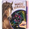 Depesche 13267 Miss Melody - Magic Scratch Book, libro da grattare con fantastici motivi di cavalli da grattare, con sfumature colorate