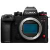 Panasonic LUMIX S1RII, Fotocamera Mirrorless Full Frame, Solo Corpo, 44MP, Video 8K, IS Attivo, 4:2:2 10-bit, 4K 120p, 60p e 6K 30p Open Gate, L-Mount, Nero