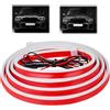 LANAFAY Luce di Marcia Diurna 160 cm, Luci a LED Esterne Impermeabil per Auto 12V, Scan Start Striscia Luminosa 10-16V, Luce Decorativa Luminosa Flessibile per Cofano Auto,SUV, Camion