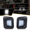 OZ-LAMPE 2 Pezzi Luci Targa a LED per Dodge RAM 1500 2500 3500 Power/SLT/ST, Canbus Nessun Errore, 6000K Bianco Luce targa LED, Posteriore Tag Lampade