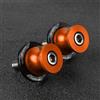 QJY-Motor Part-Store QJY M10 Moto Nottolini Cavalletto Appoggi 10MM Diabolos Universal per K&-TM 390 ADV 790 890 Adventure 2020 2021 2022 2023 2024 -Arancia