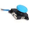 Shanrya Modulo Pulsante Joystick, Joystick Leggero Resistente all'Usura Thumb Stick Portatile per Controller Joycon Switch(Blu)