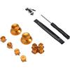 Shanrya Kit di Sostituzione del D Pad Pratico Kit di Riparazione del Pulsante del Controller di Gioco per Controller di Gioco (Oro)