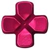 SZLG Alluminio Metallo Dpad D-Pad Buttton per PS4 Wireless Game Controller (Rosa Rosso)