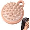 Generic Spazzola massaggiante per cuoio capelluto | Massaggiatore per cuoio capelluto in silicone anti-forfora | Spazzola per shampoo con presa comoda per cuoio capelluto | Massaggiatore per la testa e