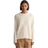 GANT Maglione da Uomo Superfine Lambswool con Scollo a C, Tartan Verde, L