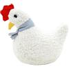 JACK AND VANILLA, Giocattolo interattivo per Cani, Forma Mamma Pollo, M, Design Realistico e colorato, Durevole e Facile da Pulire, Ideale per Piccole e Medie Razze, 22,5 cm, Modello Barnyard