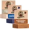 Dr. Squatch Saponetta tutta naturale per uomo, confezione da 3 barrette - Birchwood Breeze, Fresh Falls, Wood Barrel Bourbon