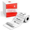Phomemo M110/M220/M221/M200/M120/M100/M108/M150/M250/M260 Etichette autoadesive multifunzionali, 40 x 40 mm, 180 etichette per rotolo
