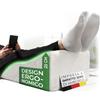WELL B4 Cuscino per gambe - alzagambe per vene varicose, poggiagambe lavabile e traspirante, ergonomico per schiena e ginocchia, riattiva la circolazione, sollievo per gambe pesanti, cuscino flebologico letto
