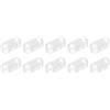 QUARKZMAN Cieco Catena Connettore 20pz Plastica Perlina Palla Catena Corda Connettori per Romano Rullo Ombreggiature Perline Tapparelle Tenda Perline Catena Adatta 4.5mm Perline Trasparente