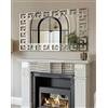 Artloge Specchio Decorativo da Parete Rettangolare: 120x70 cm Specchio Lungo con Cornice Riflettente Grande Specchio da ingresso Soggiorno Specchio Moderno Orizzontale o Verticale