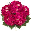 Hollyone Ortensia Grande fiori Artificiali in seta rossa, ortensia Realistica, Ortensia Realistica, Fiori Artificiali in seta Ortensia, Composizioni Floreali, Real-touch, Ortensia per Matrimonio