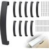 DBREAKS 10 Pezzi Maniglie per Mobili da Cucina, 128mm Maniglie Cassetti, Maniglie per ante armadio, Maniglia ad arco per armadio da cucina, Tiretti per Mobili Cucina(Nero)