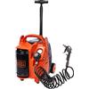 Black & Decker Compressore BD 195/5-MY-T Black + Decker 10 Bar, Motore 1,5 HP, Serbatoio 5 L, Flusso d'aria 180 l/min, con kit