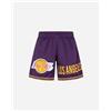 Mitchell&ness Team Origins 7in Vintage Logo Lakers M - Pantaloncini Basket - Uomo - Viola