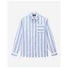 Napapijri Brolio Stripe M - Camicia - Uomo - Blu