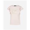 Yes Zee Rouches Logo W - T-shirt - Donna - Rosa