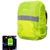 beejune Zaino parapioggia, zaino impermeabile, con riflettori, per escursioni, campeggio, ciclismo (30 - 40 L)