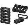 Ruentech anello di fissaggio in silicone per Garmin Forerunner 220 230 235 620 630 735 x T/Forerunner 25 uomo orologio Band Accessories loop Hoop, 10pcs